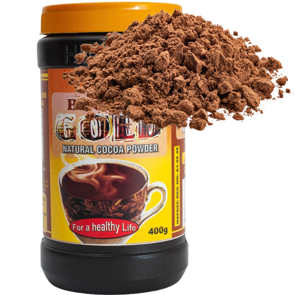 Brown Gold Natural Cocoa Powder | 400g | 100% Raw and Organic Cacao