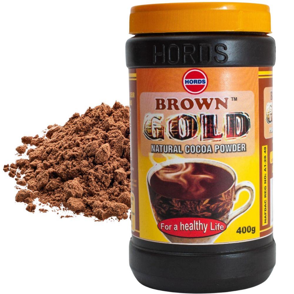 Brown Gold Natural Cocoa Powder | 400g | 100% Raw and Organic Cacao