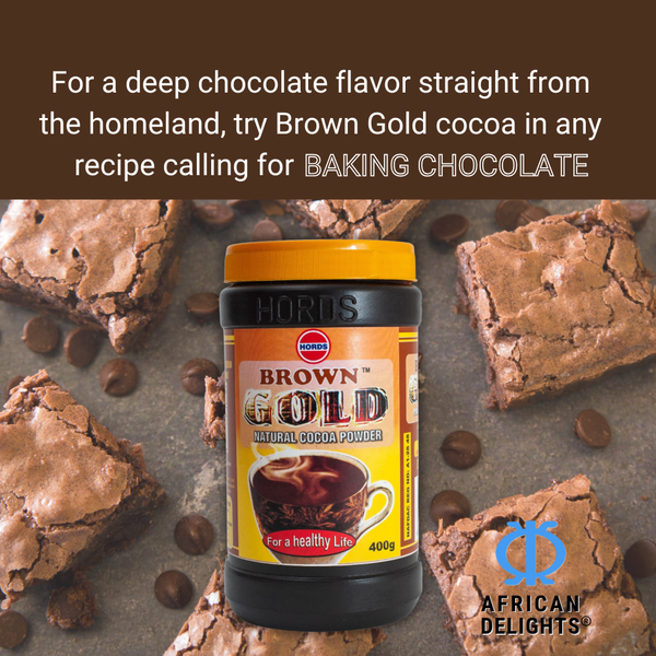 Brown Gold Natural Cocoa Powder | 400g | 100% Raw and Organic Cacao
