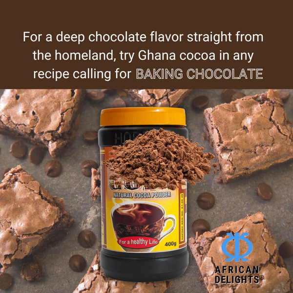 Brown Gold Natural Cocoa Powder | 400g | 100% Raw and Organic Cacao