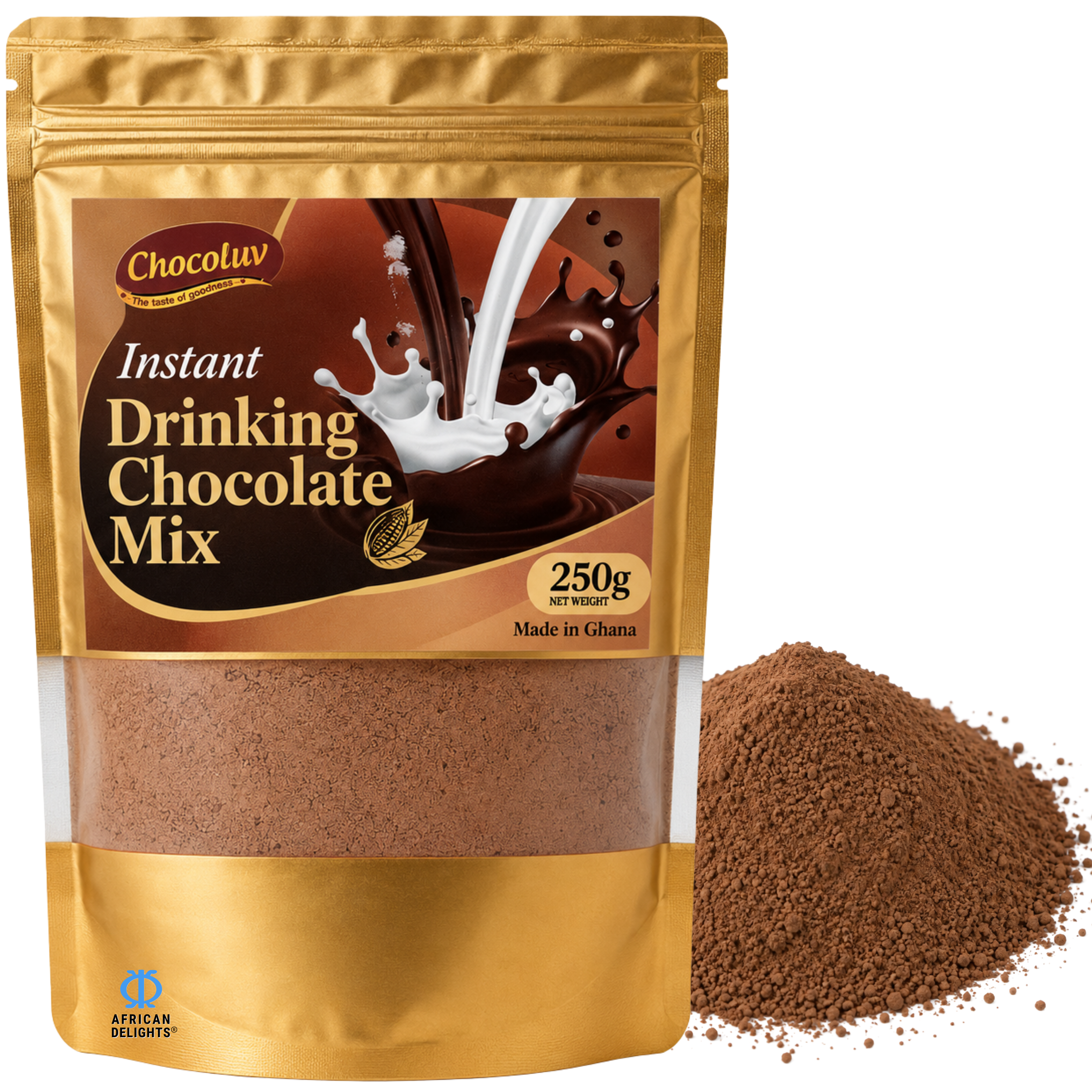 Chocoluv Instant Drinking Chocolate Mix 250g main image