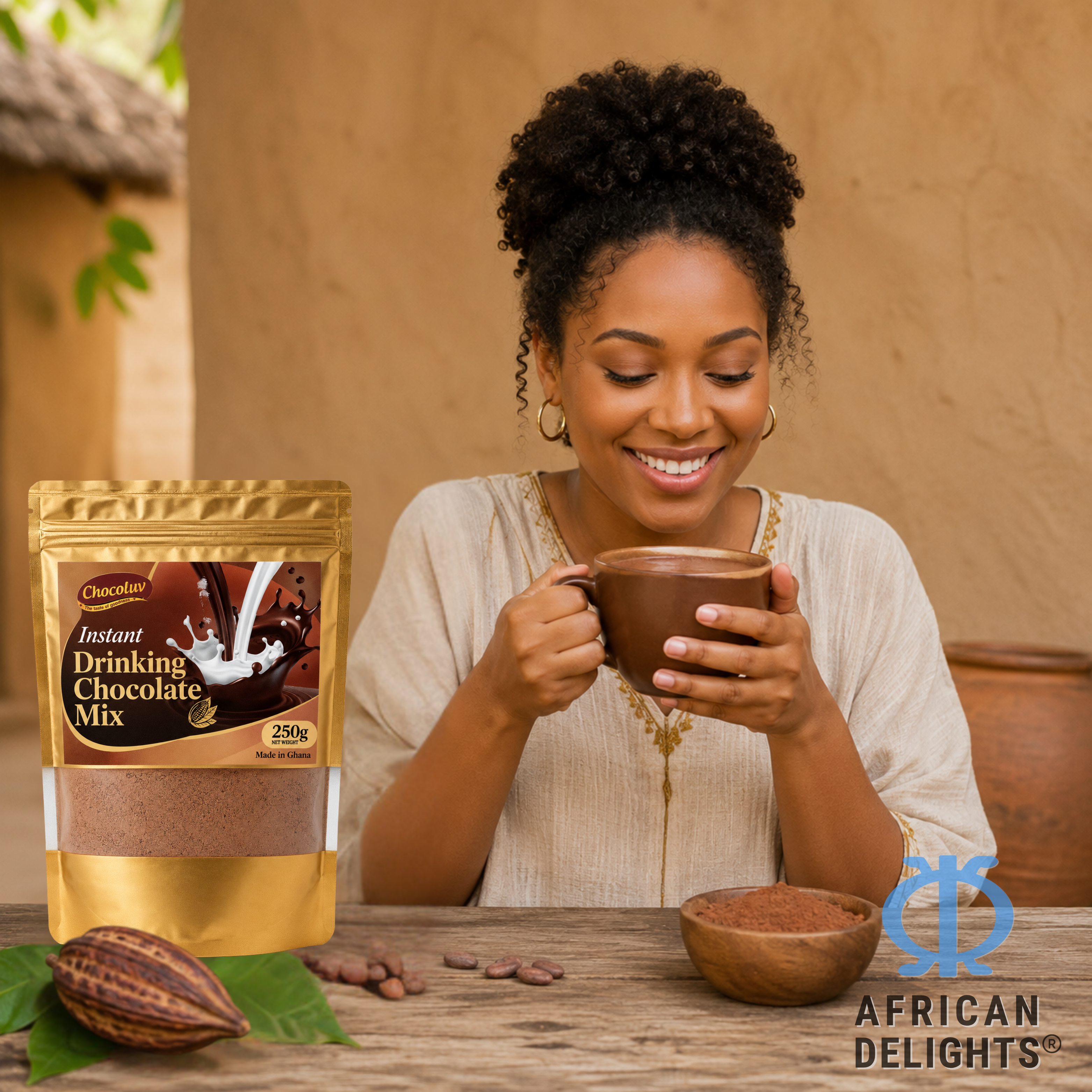 Chocoluv Instant Drinking Chocolate Mix lifestyle photo 1