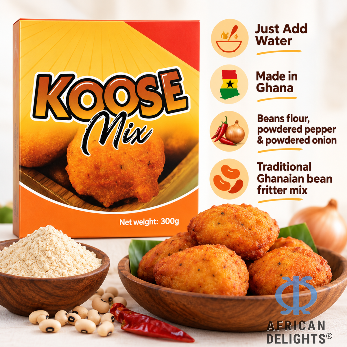Don Cube Enterprise Koose (Bean Fritter) Mix product photo