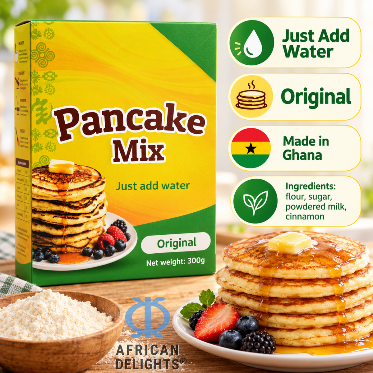 Don Cube Enterprise Pancake Mix product photo