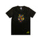 Fela Kuti Multicolored theme on black round neck t shirt