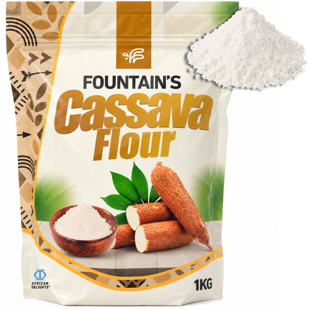 Fountain Foods Cassava Flour 1 kg