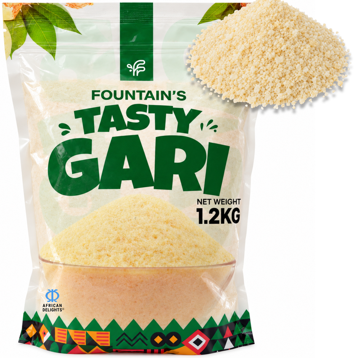 Fountain Foods Gari (Cassava Semolina) 1.2 kg