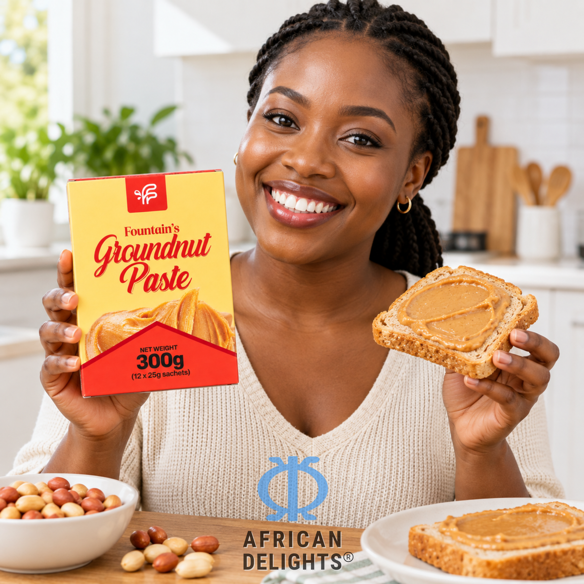 Fountains Groundnut Paste, 12 Sachets listing photo