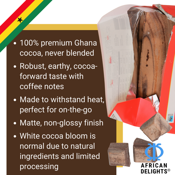 Kingsbite Milk Chocolate Bar | 100% Ghana Cocoa | 1 Bar