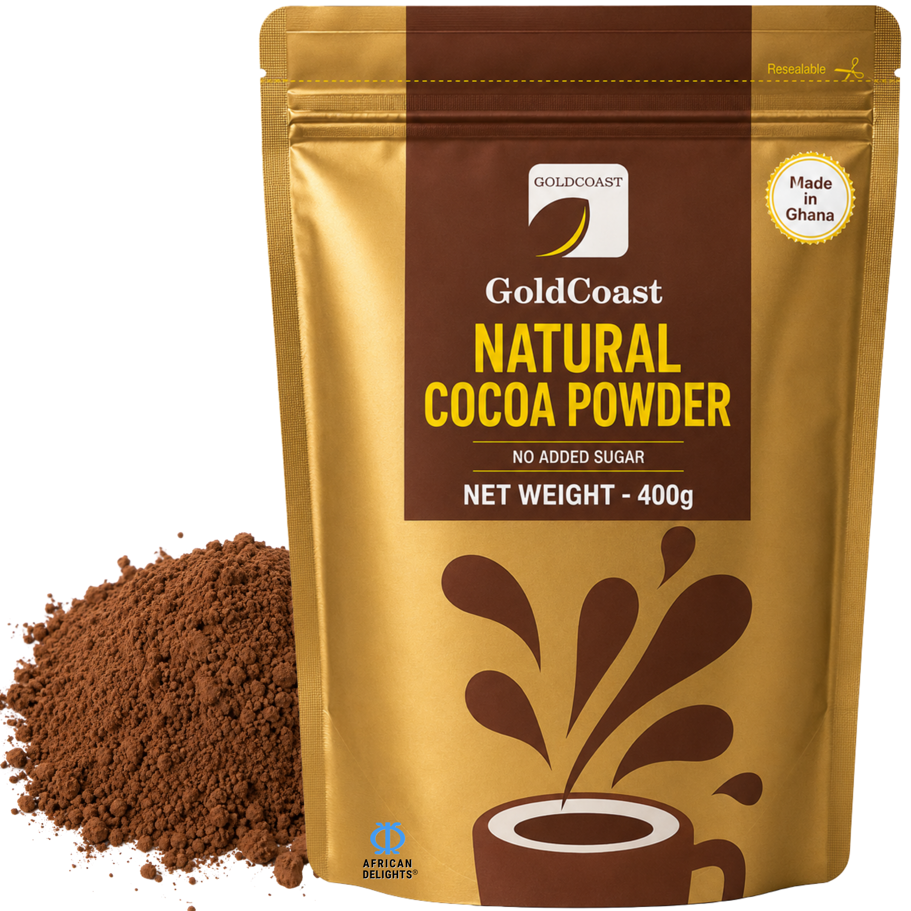 Gold Coast Cocoa Natural Cocoa Powder 400g main image
