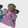 African Delights handmade African fabric doll with baby video