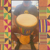 African Delights large djembe drum being played — deep bass demo