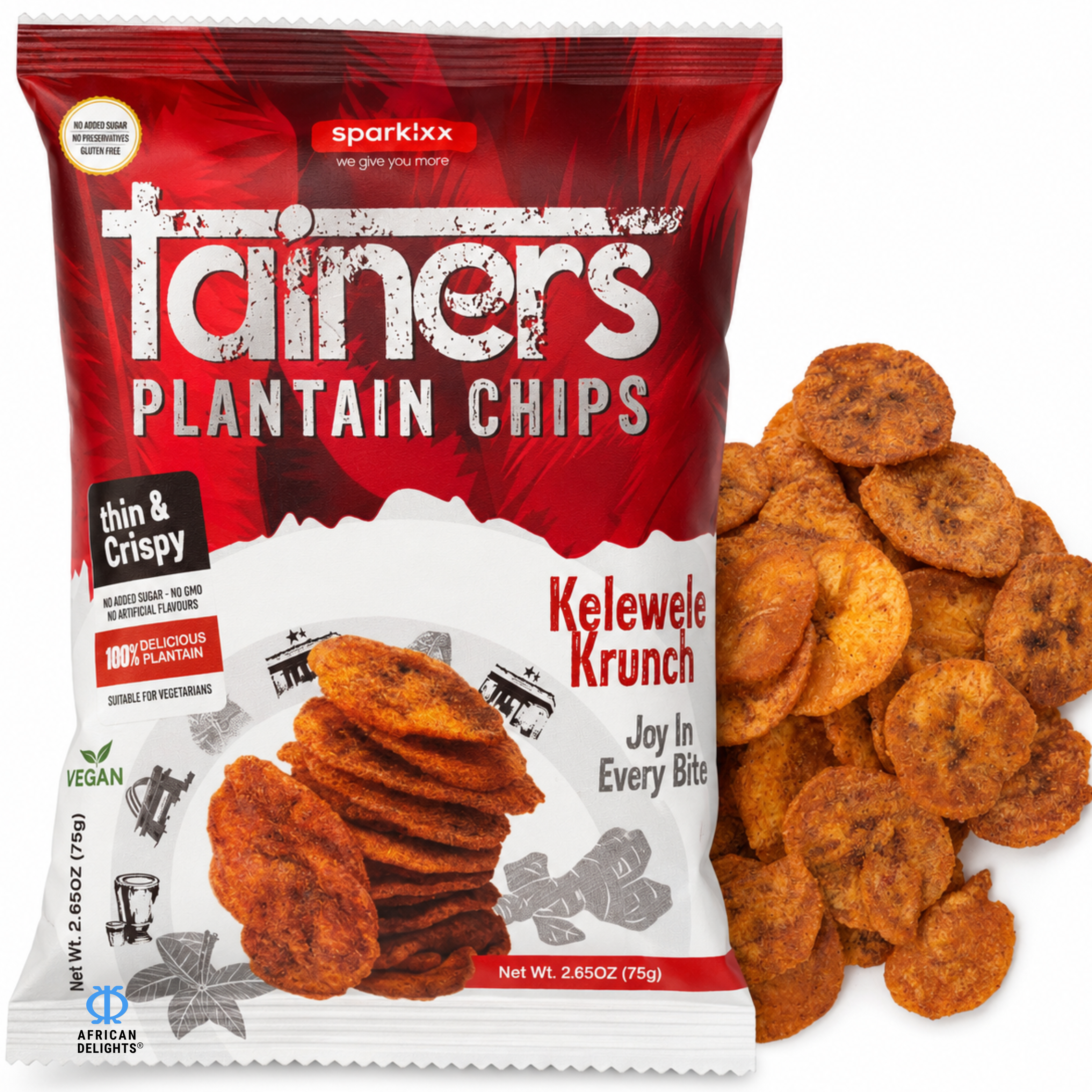 Sparkxx Kelewele Krunch, Pack of 3 # Flavor_Kelewele Krunch