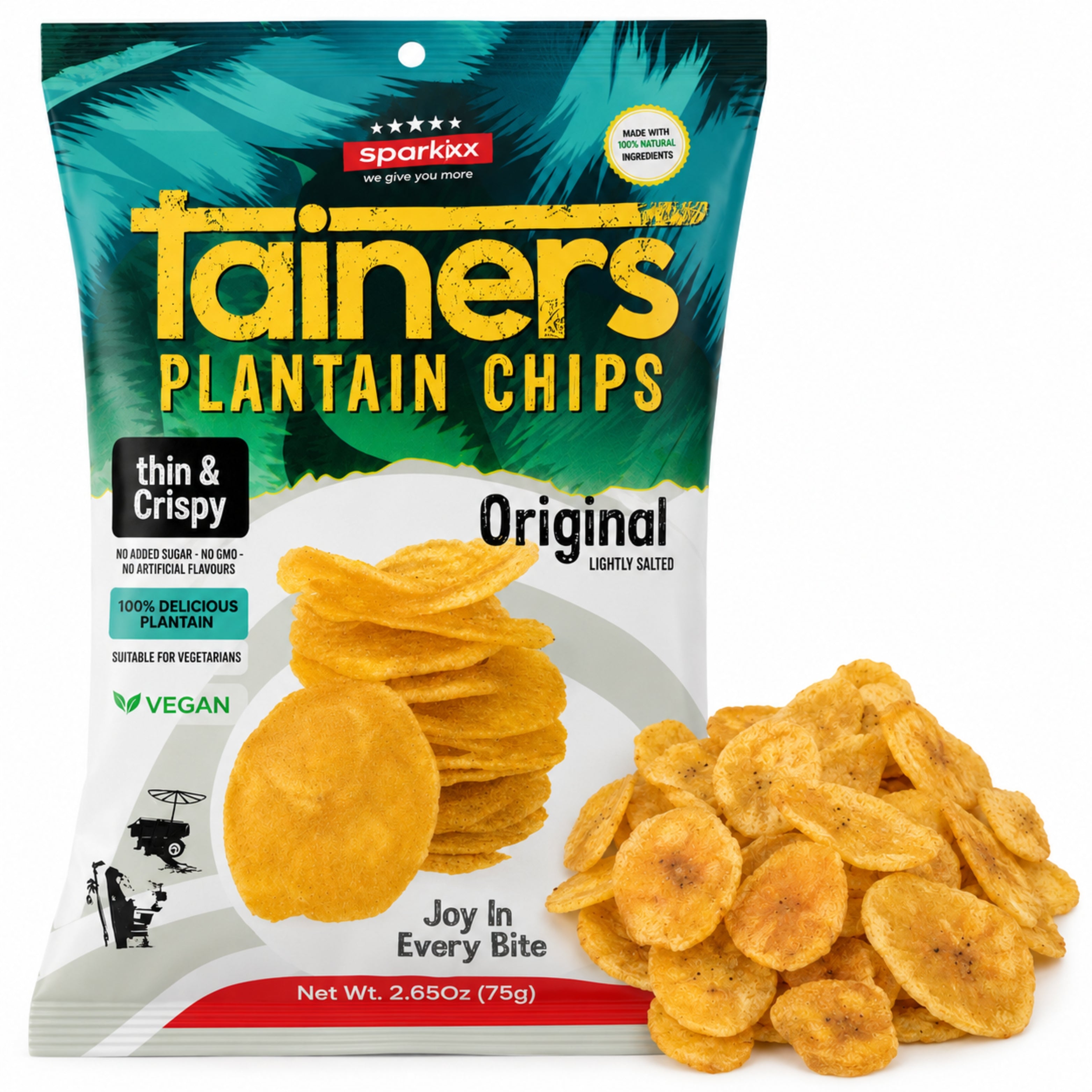 Sparkxx Original Salted Chips, Pack of 3 # Flavor_Original Salted