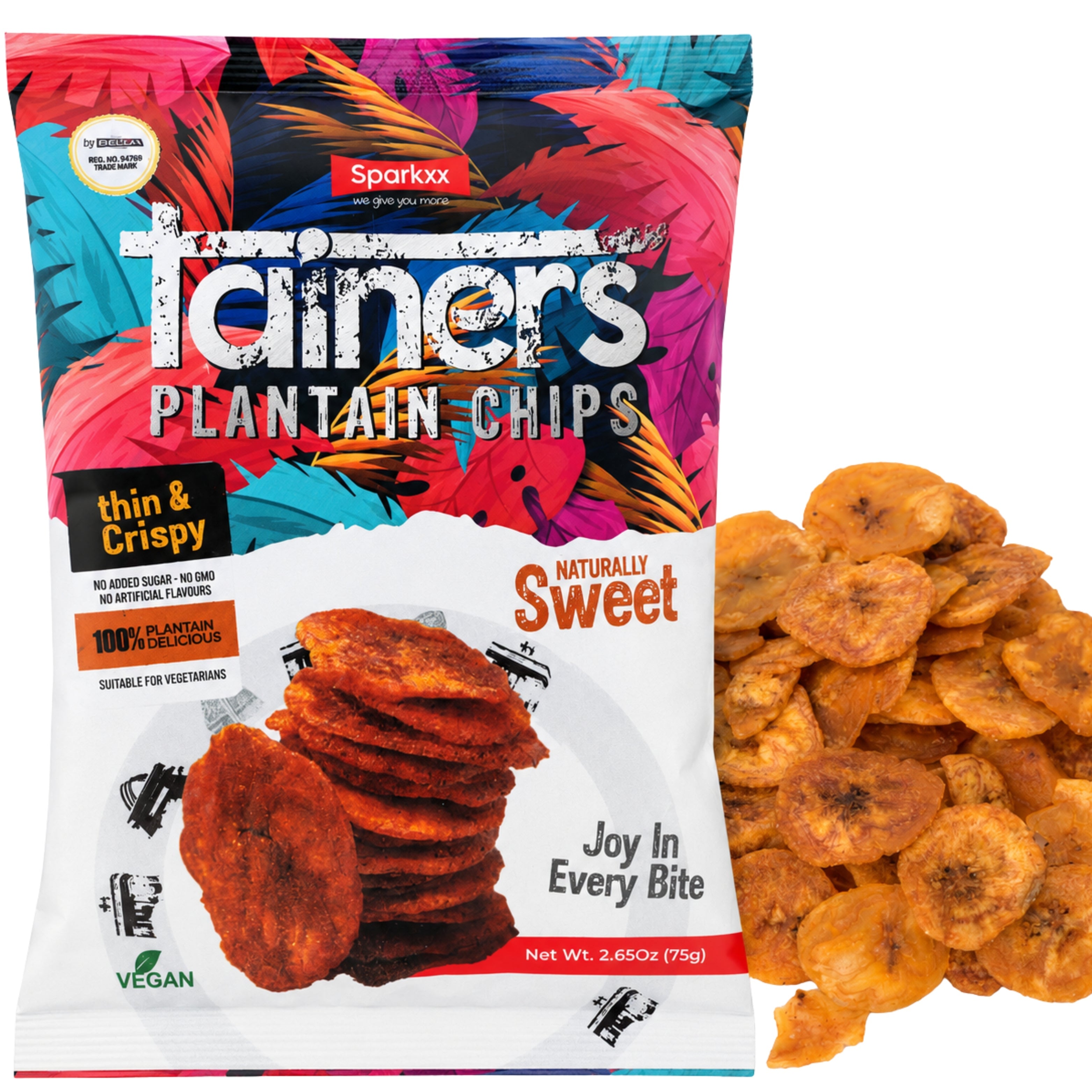 Sparkxx Sweet Plantain Chips, Pack of 3 # Flavor_Sweet Plantain