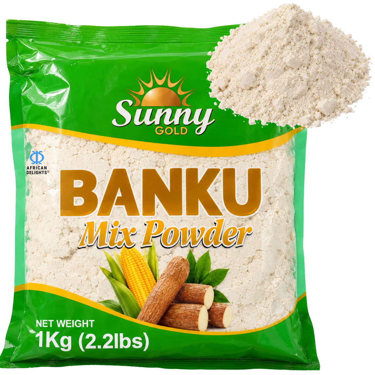 Sunny Flours Banku Mix 1 kg Pouch
