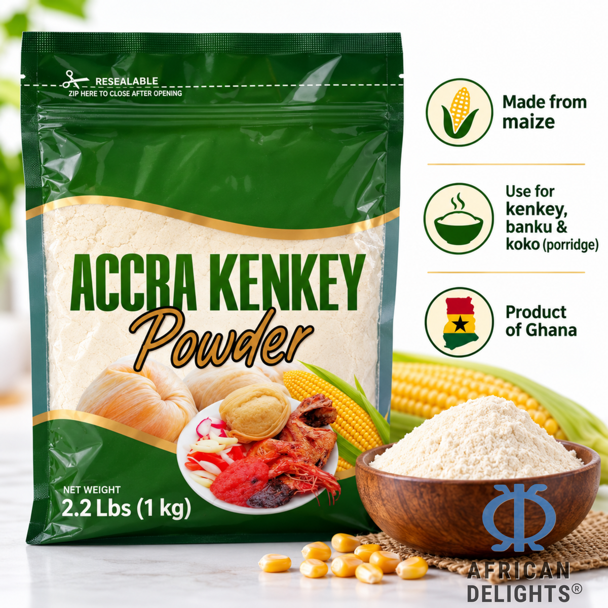 Sunny Flours Accra Kenkey Mix product photo
