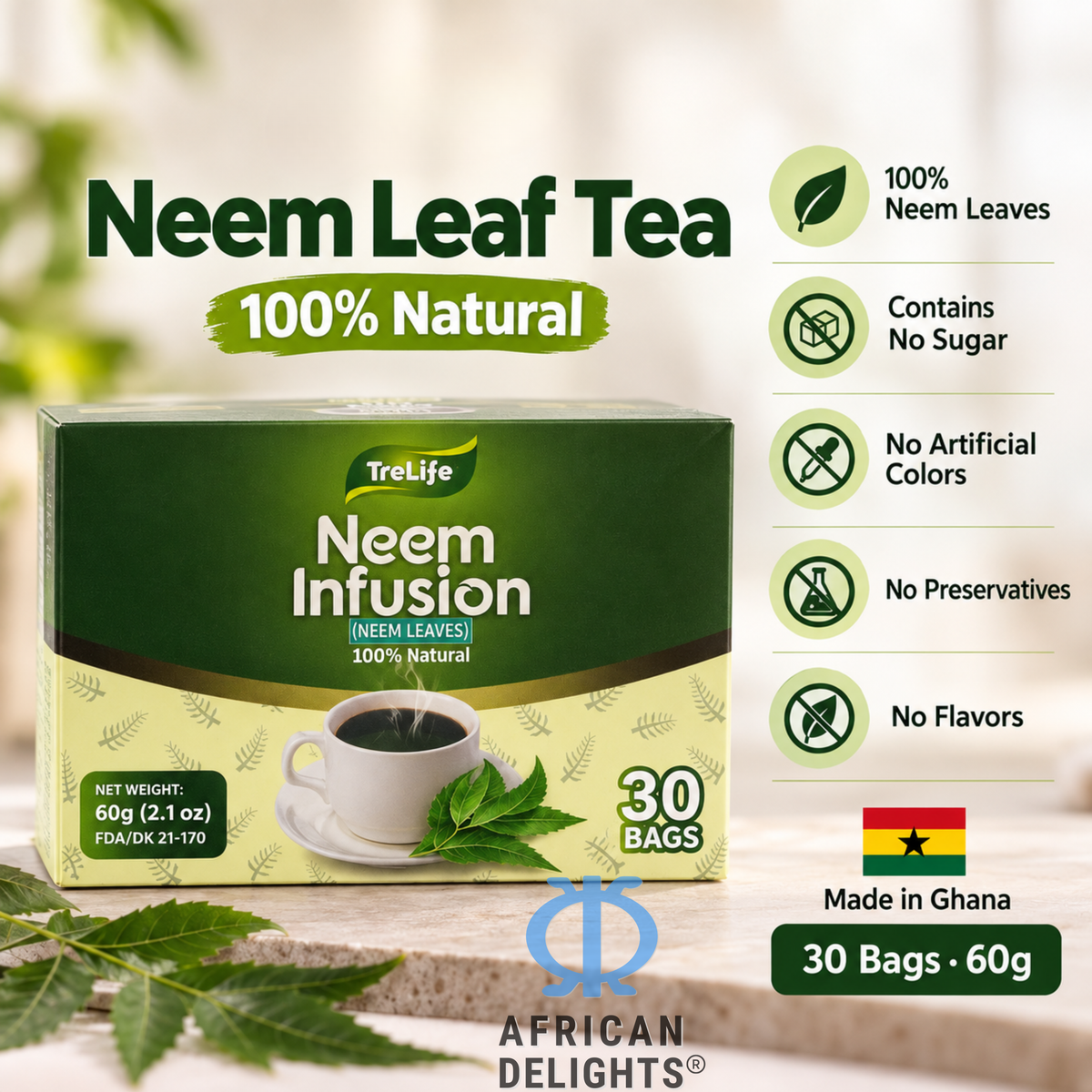 TreLife Teas Neem Tea product photo # Flavor_trelife-neem