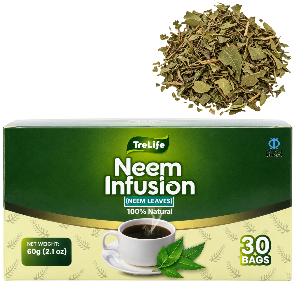 TreLife Teas Neem Herbal Tea from Ghana # Flavor_trelife-neem