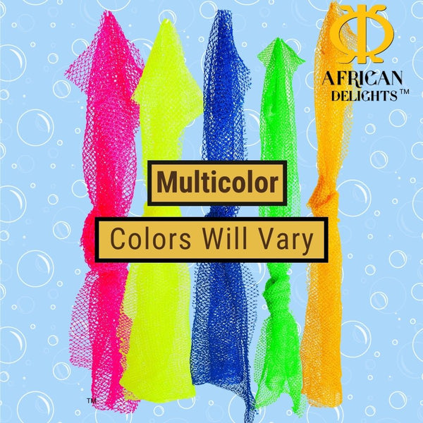 African Body Sponge | Exfoliating | Extra Large | Multicolor