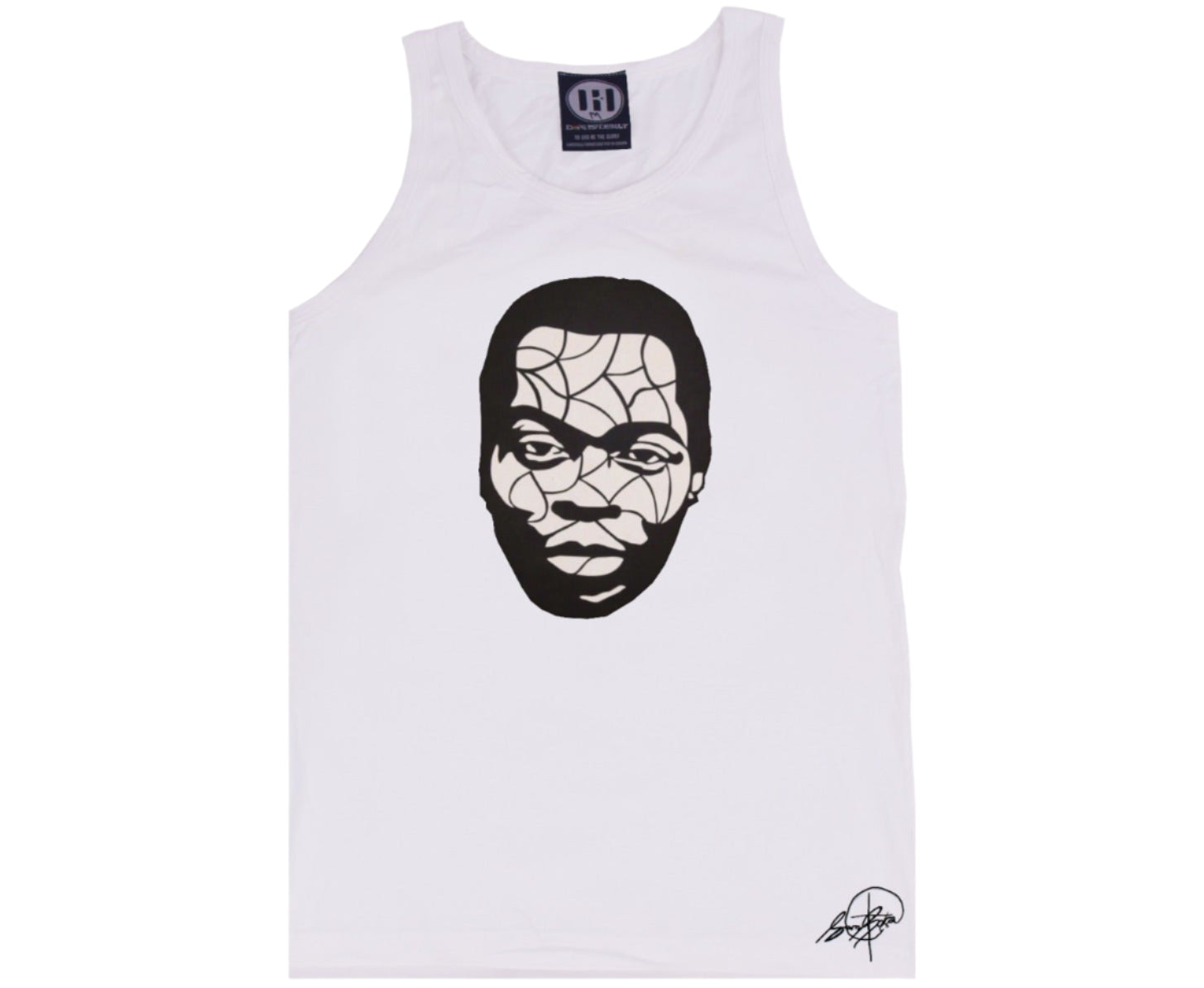 Fela Kuti Tank Top - Black & White on White African Delights Grocery Store near me Nigerian Ghanaian food Black owned business