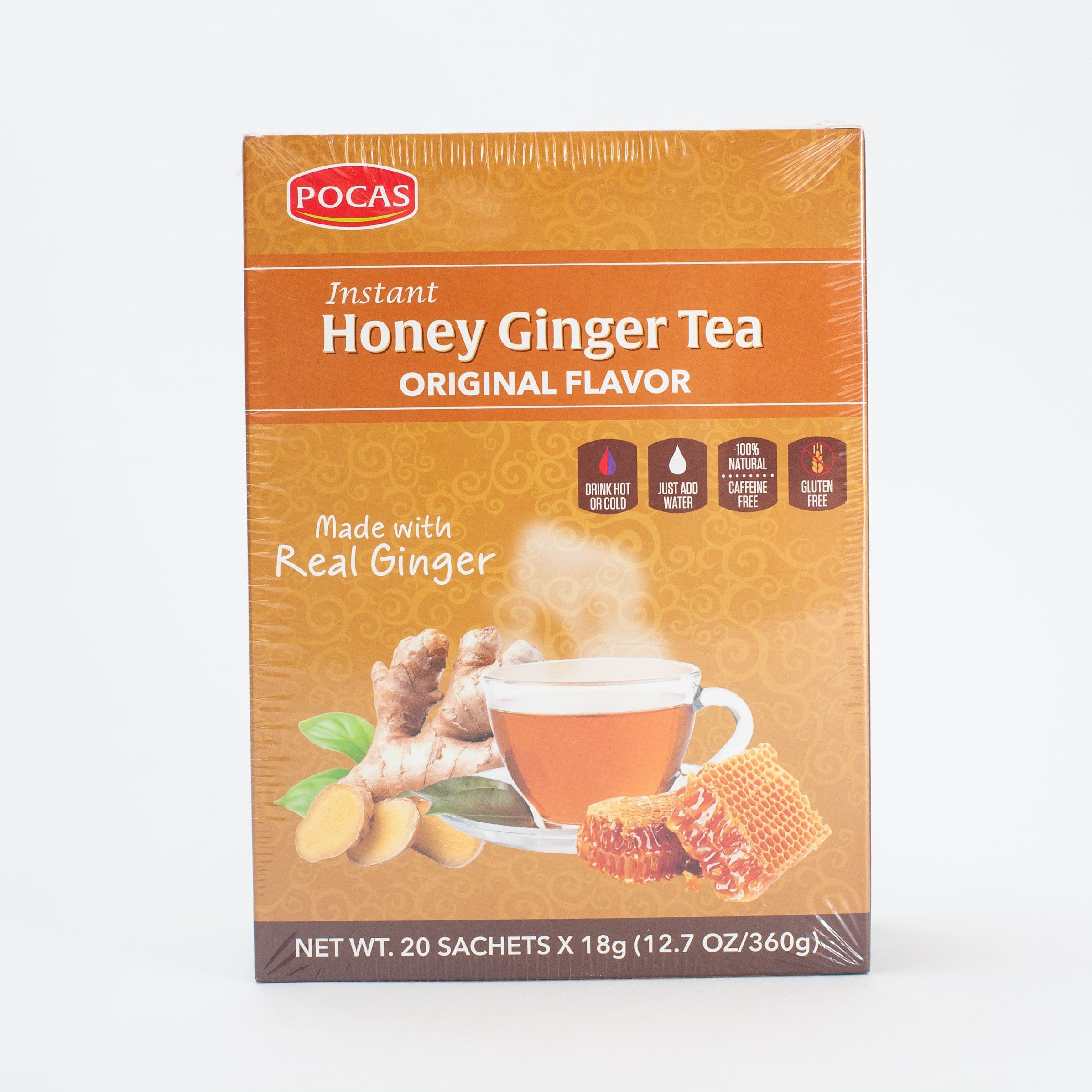 Instant Honey Ginger Tea - Original Flavor