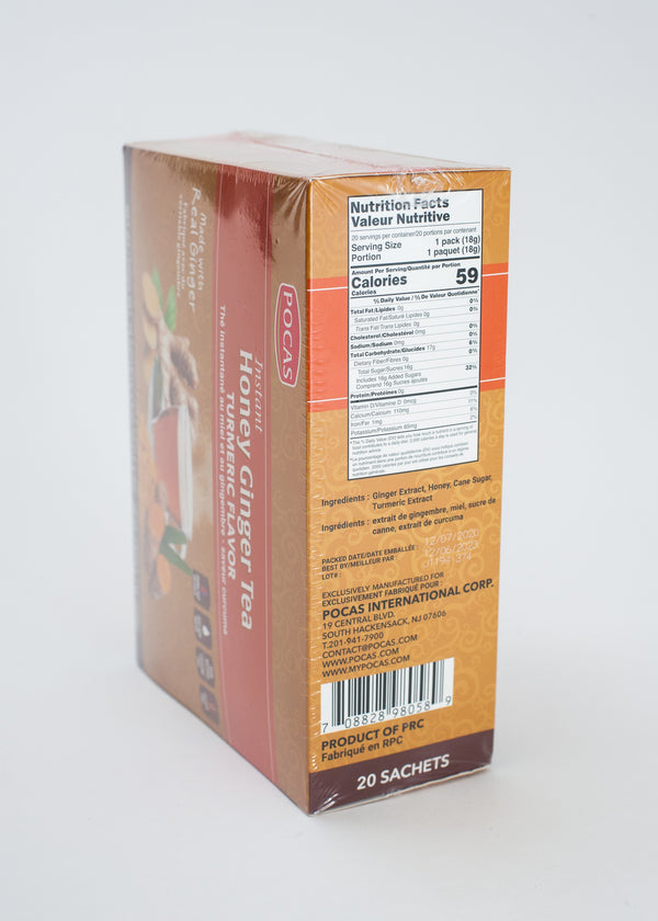 Instant Honey Ginger Tea - Turmeric Flavor