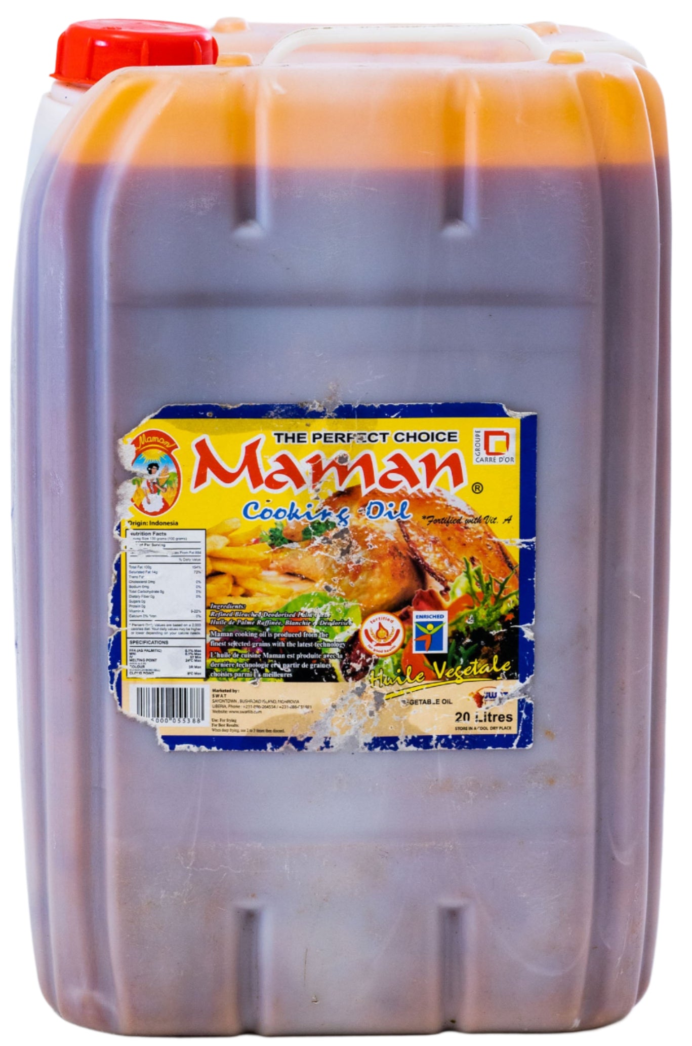 Maman Red Palm Oil (Water oil) 20 Liters