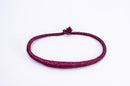 African Necklace - Burgundy