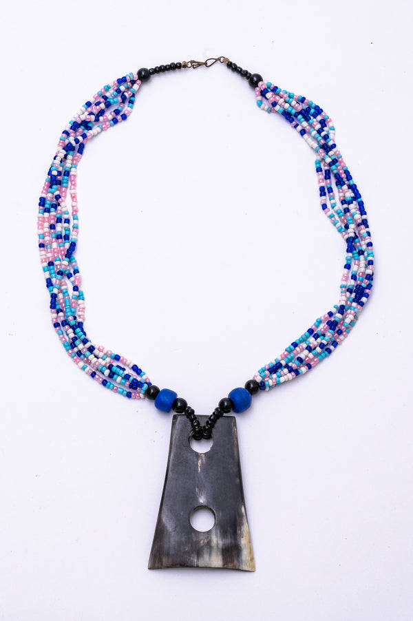 African Necklace - Purple No. 1