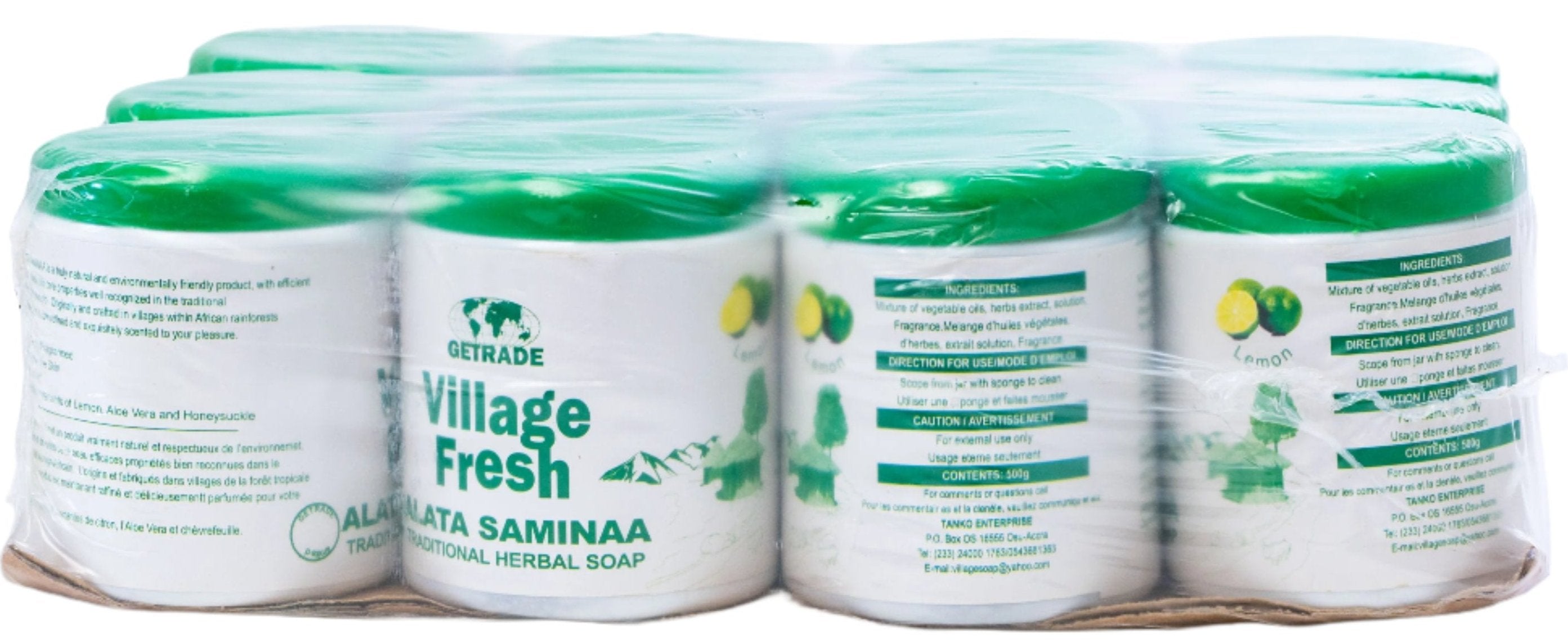 Village Fresh Herbal Black Soap Case