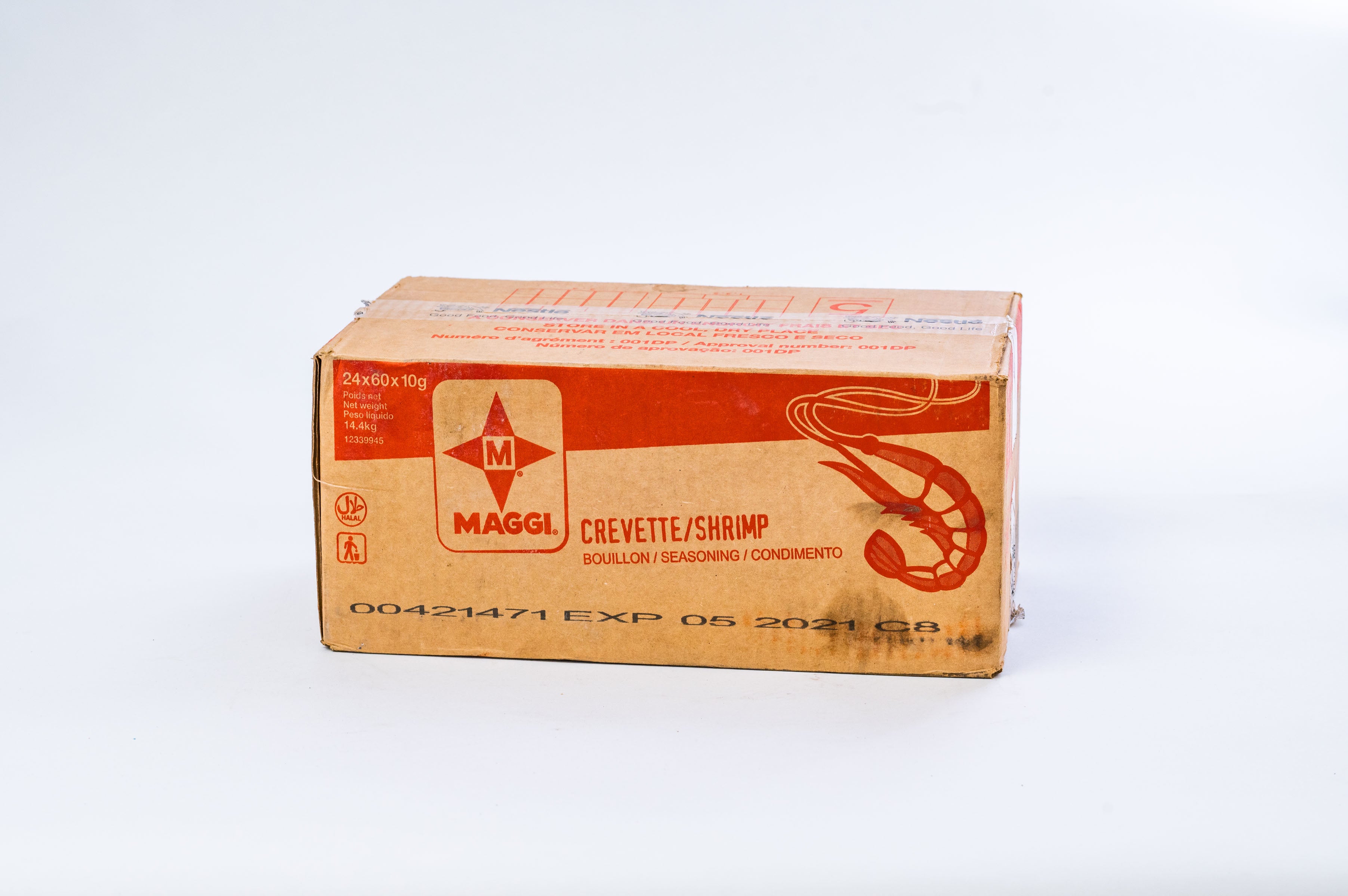 Maggi Shrimp Seasoning Cubes Case