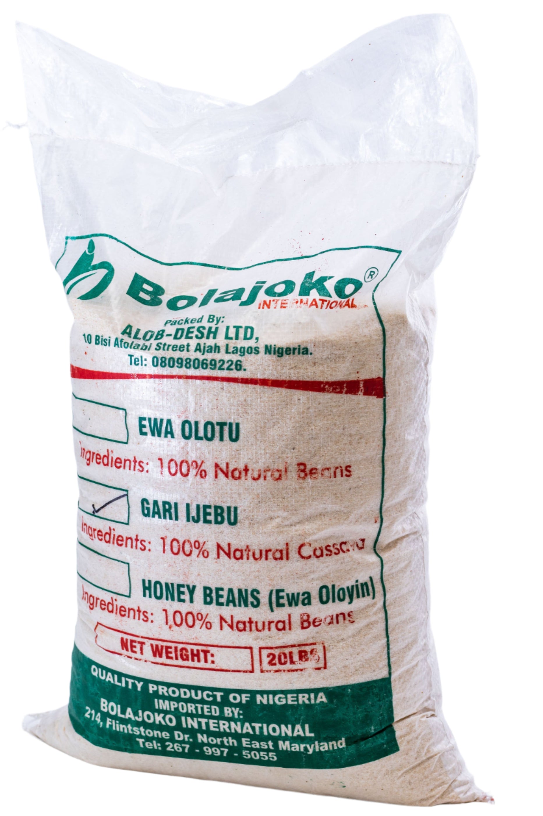 Ijebu White Gari 20lbs