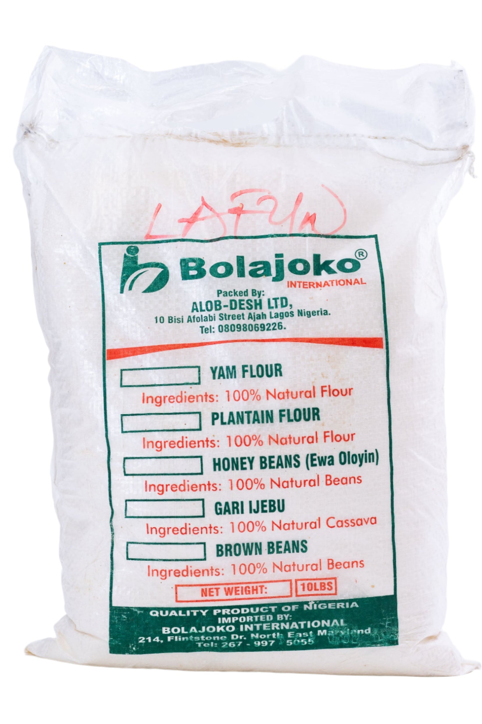 Cassava Flour 10 lbs