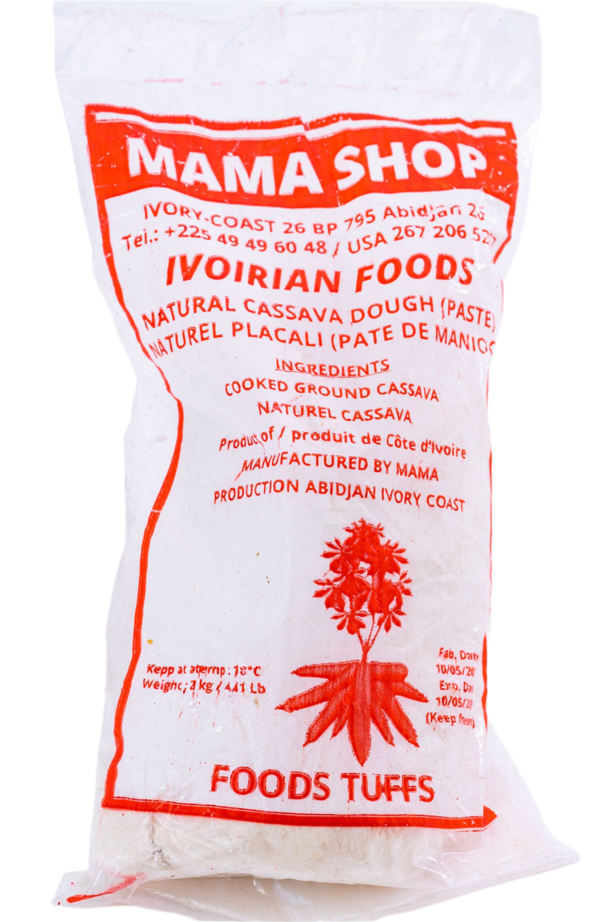 Natural Cassava Dough - Placali