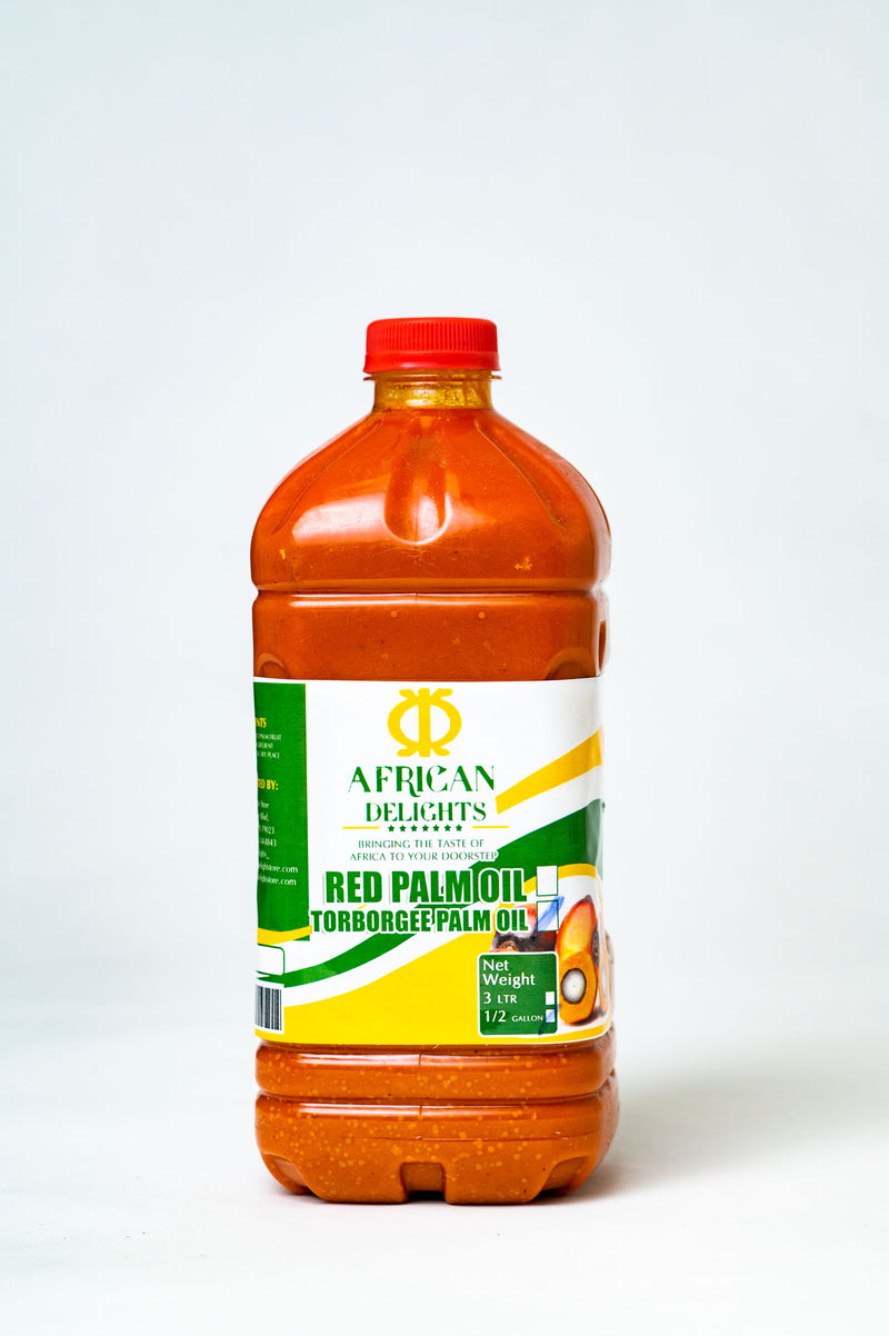 African Delights Torborgee Palm Oil 2 Liters