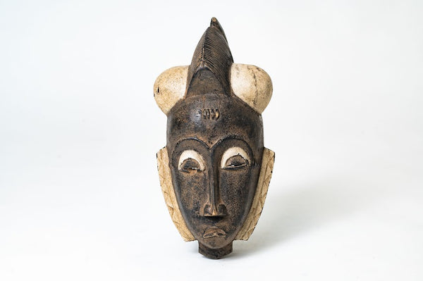 African Mask - African Brown Wisdom  Wood Mask